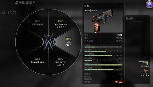 CSGO手枪伤害测试数据3